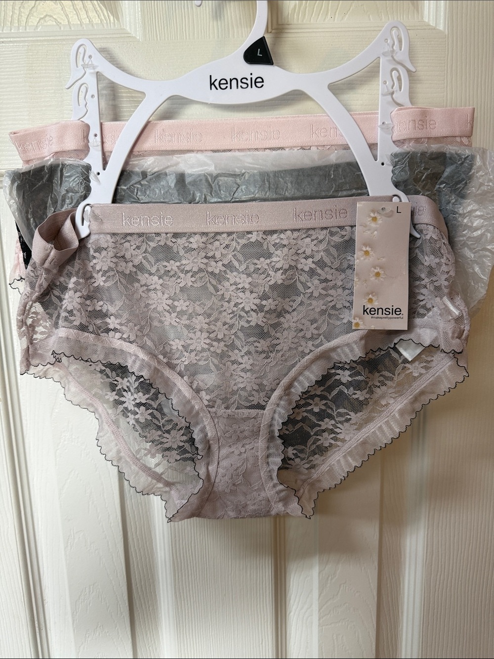 3Pk Kensie ladies lace panties
